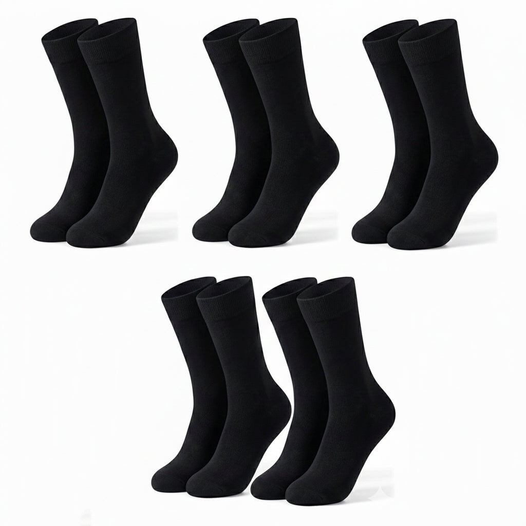 Pack De 5 Calcetines Elegantes – Negro