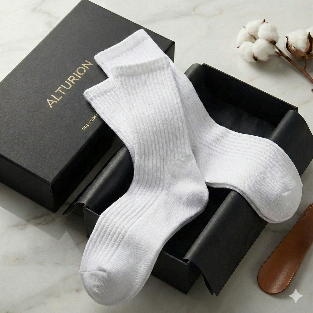 Pack De 3 Calcetines Cómodos – Blanco