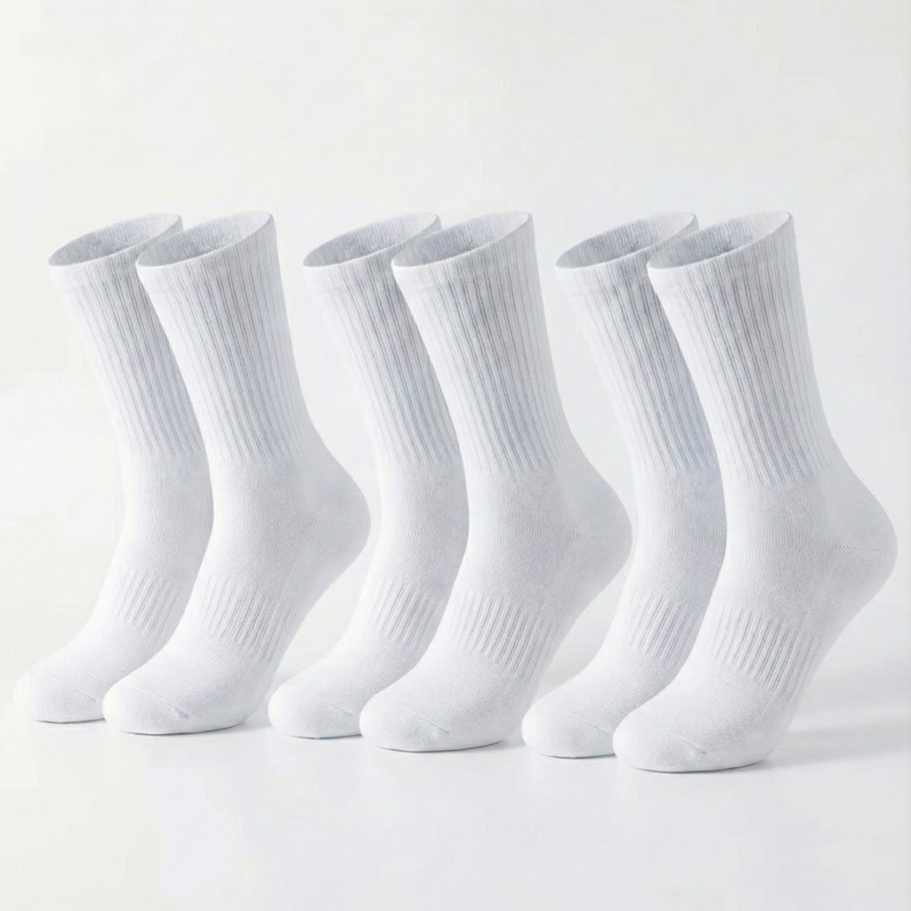 Pack De 3 Calcetines Cómodos – Blanco