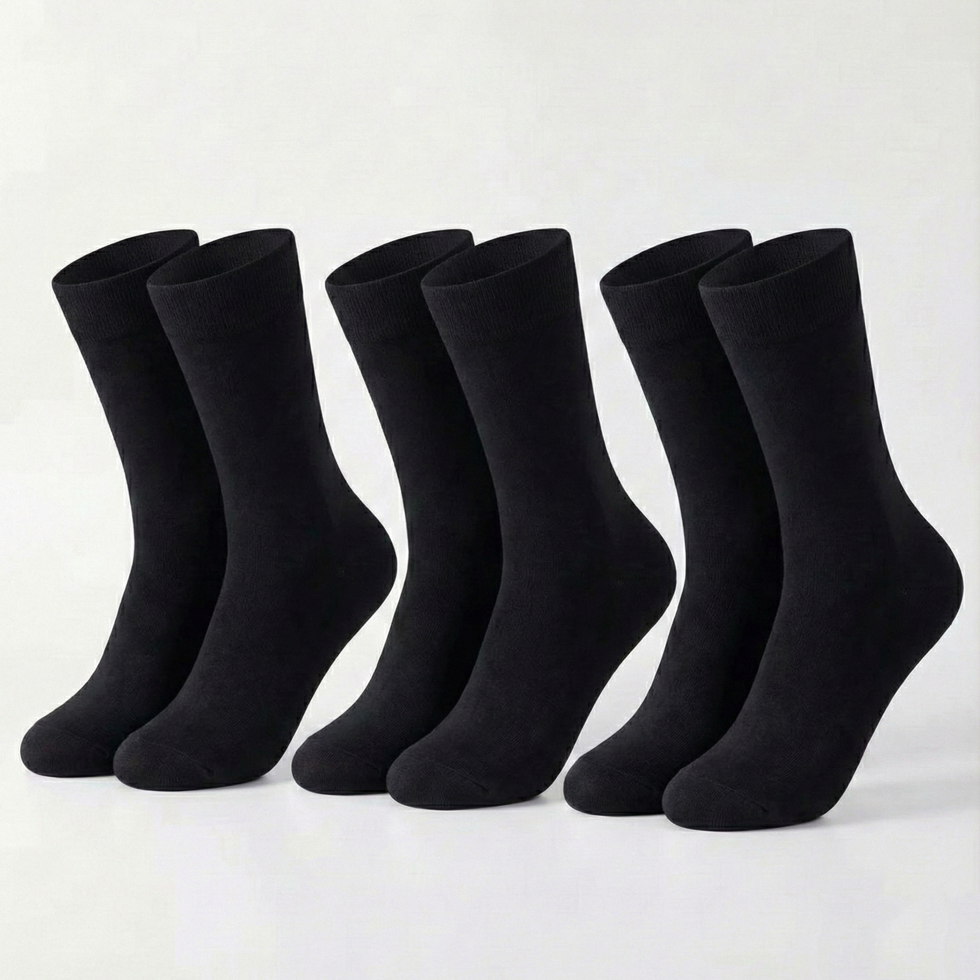 Pack De 3 Calcetines Elegantes – Negro